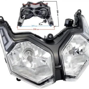 Cel mai bun preț Headlight Euro 5 + VOGE 300 Rally